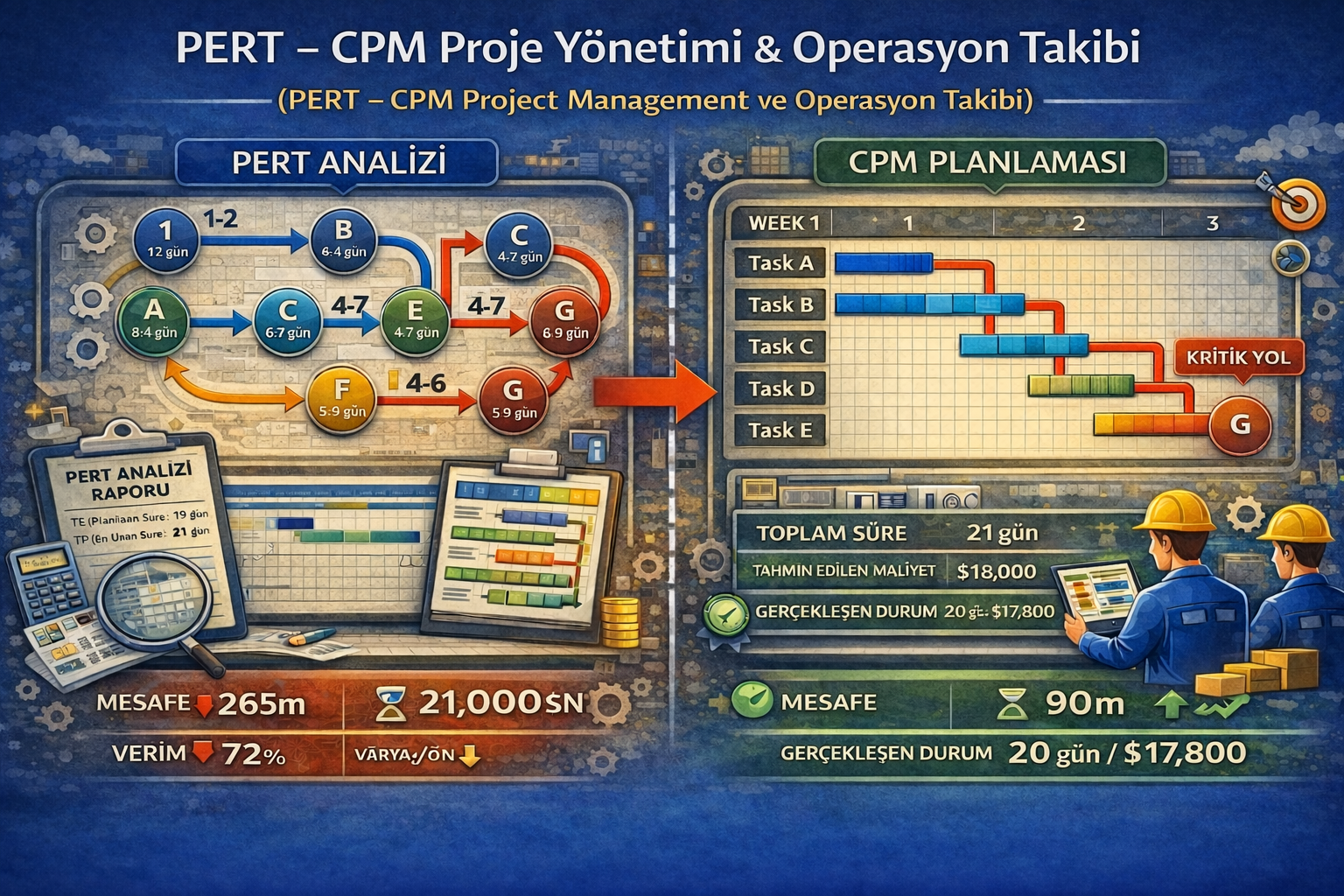 PERT / Proje Yönetimi Teknikleri